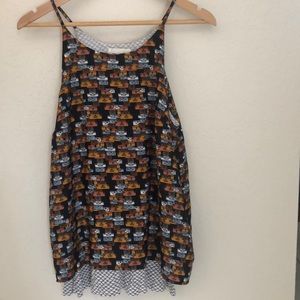 Anthropologie Tank Blouse Size M